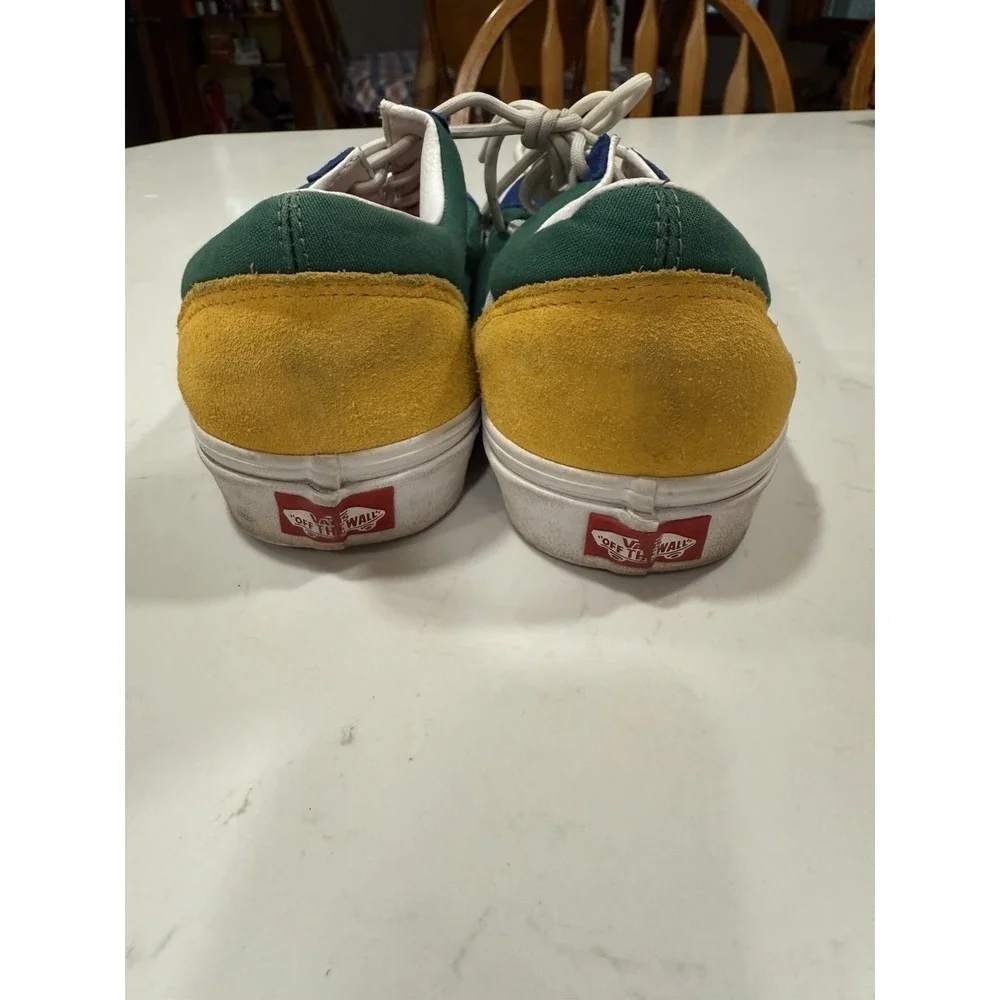 Vans Shoes Yacht Club Old Skool 10.5 Men Multicolor‎ Colorful Block Suede School